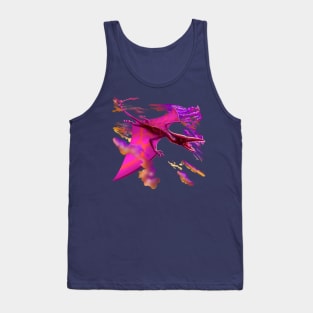 Pterodactyl at sunset Tank Top